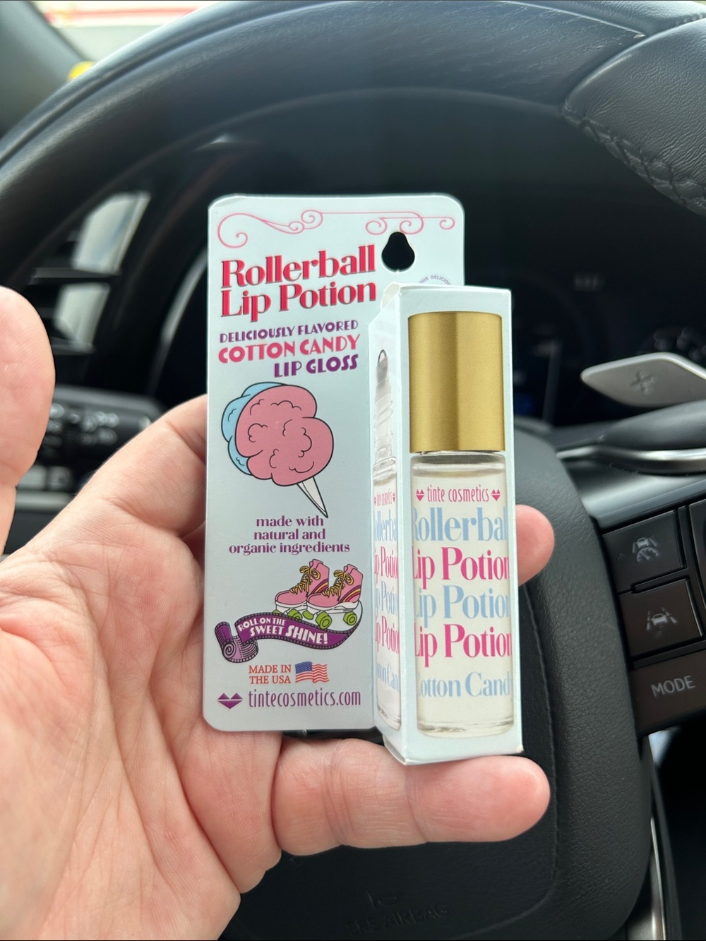 Rollerball Lip Potion - Cotton Candy (Clear Gloss)
